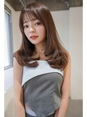 ANGELICA 大人かわいい レイヤーカット ぱっつん前髪