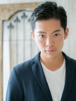 グルーミングサロン バーバー キャッスル 北浦和西口(Grooming salon Barber Castle)&nbsp;アップバング社会人刈り上げ黒髪フェザーショートa1北浦和