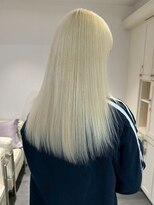 ベレーザ 川越(Beleza)&nbsp;ba17653_ホワイトブロンドケアブリーチカラー髪質改善ストレート