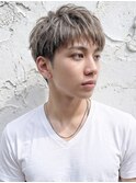 ツーブロック/刈り上げショート/短髪/シルバー/20代30代p大宮