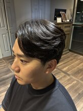 ブチメンズヘア(Buchi MEN'S HAIR)&nbsp;【ビジネスマン必見】20代30代センターパート縮毛矯正