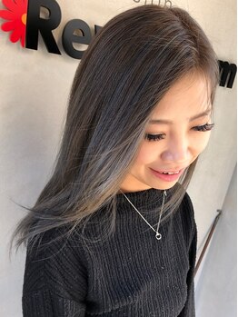 レヴィーマム(Revie mum)の写真/【カラーメッシュ+カラー+カット¥14000～】ハイライトもおまかせ♪