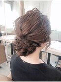 ヘアセット/ドレスヘア/結婚式/二次会/シニョン/卒業式/着物