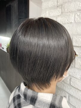 ヘアバイプルーヴ(Hair by PROVE) ハンサムショート×ダークグレージュ