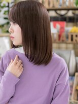 カバーヘア ブリス 上尾西口店(COVER HAIR bliss)&nbsp;★小顔斜めバングツヤ髪ラベンダーベージュ20代30代40代★7