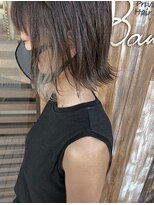 バンビ プライベート サロン(Bambi private salon)&nbsp;インナーベージュ*ハイライト*切りっぱなしボブ*Bambi松平愛