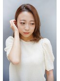 乾かすだけでまとまる鎖骨ミディアム【銀座有楽町】30代40代50代