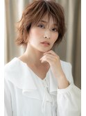 大人かっこいいくせ毛風ボブウルフマッシュTb1越谷20代30代40代!