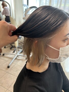 ネオリーブカップ 町田店(Neolive capu) インナーカラー グレージュ Neolive capu町田店