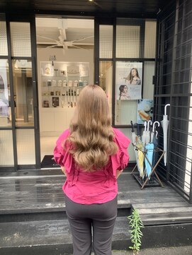 ソワン ドゥ ブレス エルネ 立花店(soin de brace elne) ミルクティーベージュ/ハイトーン/ケアブリーチ/艶髪/柔らか