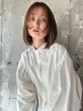 エッセ 大阪梅田茶屋町店(esse) 切りっぱなしボブ×顔まわりレイヤー