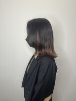 ゼンドットカラスマ(Zen.karasuma) インナーカラーピンク×黒髪