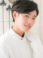 トニーアンドガイ メン 与野駅前店(TONI&GUY MEN)&nbsp;黒髪セクシーグレージュカラーのスマートミディh与野