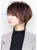 ショート/ハイライト/イヤリングカラー