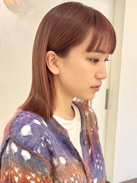 ローネス(LONESS) ブリーチ1回からできるオレンジベージュ◎