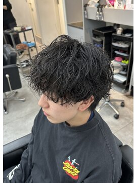 メンズフィール 東梅田店(MENS FEEL) 波巻きスパイラルパーマ40%