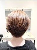 ショートレイヤー/丸みショート/大人ショート/ショートボブ