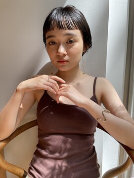 マツ 美容室(Matsu 美容室) コンパクトショート/ちょっぴりモードなオン眉ショート