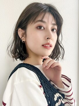 ガーランドツー(Garland 2F) ◎似合わせ小顔カット外ハネレイヤーパーマヘア大人かわいいボブ