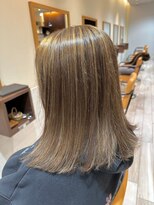 クラップス 横須賀中央店(CLAPS)&nbsp;ミルクティーベージュダブルカラーケアブリーチインナーカラー