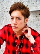 リップス レイ ギンザ(LIPPS Ray GINZA)&nbsp;かき上げバング　七三オールバック　ツーブロックショート