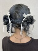 ふわふわツインお団子