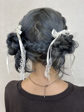 ヘアセット専門店 ナゴミ 渋谷店(nagomi) ふわふわツインお団子