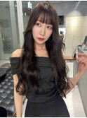 艶髪　ロングヘア　韓国ヘア