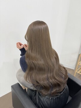 イオエ 岡本(ioe) 前髪/アンブレラカラー/こなれミディ/髪質改善/イメチェン