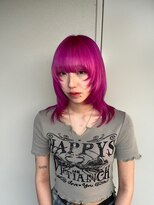 アルレン(Allen)&nbsp;ウルフカット　ショッキングピンク　宇都宮