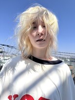 ソイ コンク 下北沢(soi conc)&nbsp;【blond】コテ巻きアレンジ_オイルスタイリング