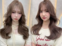 ルノン(LUNON)の雰囲気（韓国風くびれヘア。顔周りカットで小顔×大人可愛いスタイル）