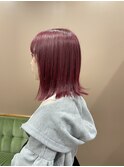 レッドカラー(ブリーチあり)
