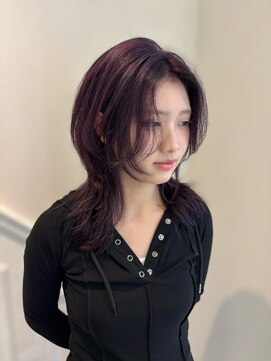 ガリカ シーム(Gallica/SEAM) 深みパープル×ハイレイヤー/表参道