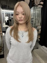 キオクエコ(KIOX eko)&nbsp;ベージュカラー/ハッシュカット/名古屋ブリーチ