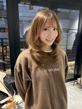 ロヌ(RONU) ミディアムレイヤー/ワンカール仕上げ