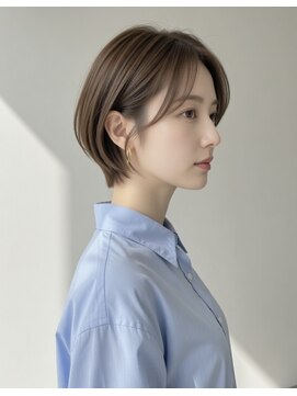 ゲイン(Gain) 大人上品ロングレイヤー×透け感シースルーバング