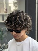 リバースセンターパート/ニュアンスパーマ/ダウンバング/MEN'S◎