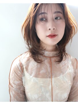 キングスベリー(Hair Relaxation King's Berry) レイヤーワンカールミディ5.21ニュアンスウルフ