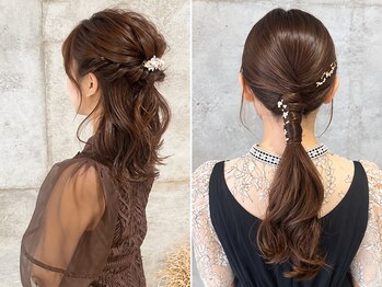 フー(fue’)の写真/ヘアセット☆ヘアアレンジ☆4500円/崩れない可愛いアレンジをご提案♪結婚式や二次会、推し活に♪