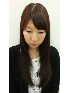 インデックスヘアー 亀戸店 顔周りハイレイヤーの重軽ロング