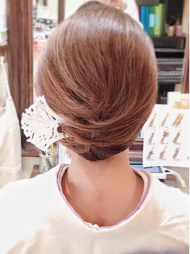 ヘアセット&メイク専門店 カスミ(Kasumi) 和髪シンプルかぶせアップ（プラス￥1500）