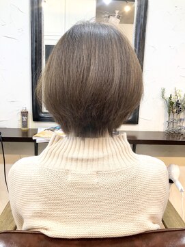 エトネ ヘアーサロン 仙台駅前(eTONe hair salon) 縮毛矯正×ショートボブ
