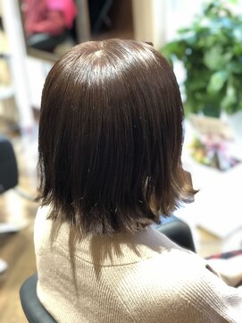 レッドソウル(RED SOUL) 自然な縮毛外ハネボブ