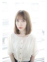 サロンドミルク 原宿(salon de MiLK)&nbsp;【salon de MiLK 原宿】ミルクティベージュ×ボブ