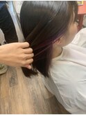 インナーパープルカラー    髪質改善