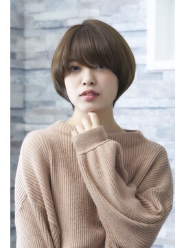 ノアエクレ 銀座(noah ecle) 大人かわいい丸みショートボブ