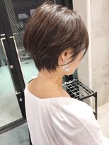 アンド ストーリーズ(&STORIES)&nbsp;ナチュラルマニッシュ丸みショート/20代/30代/40代/ハイライト