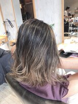 レーヴ(REVE)&nbsp;コントラストバレイヤージュ　ミルクティー