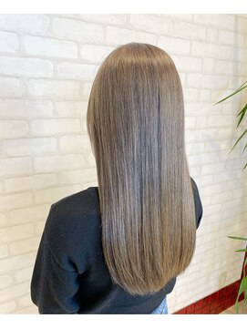 ビス ヘア アンド ビューティー 西新井店(Vis Hair＆Beauty) ラベンダー/ブリーチ/アッシュ/ストレート/艶感/立体感/小顔